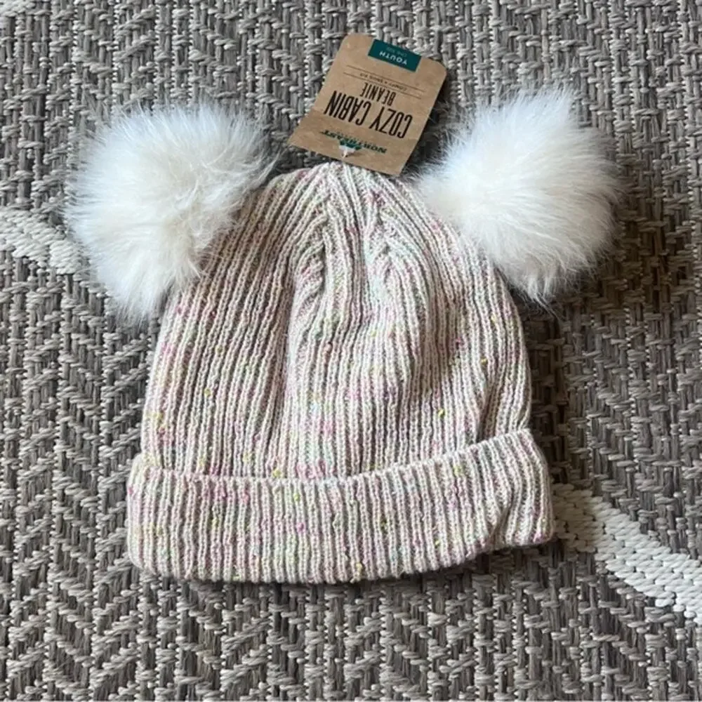 Cozy cabin kids/youth beanie one size